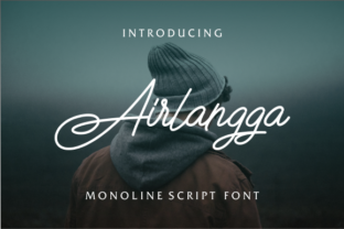 Airlangga: A Script Font for Elegant Design