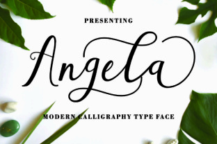 Angela Script: A Beautiful Handwritten Font