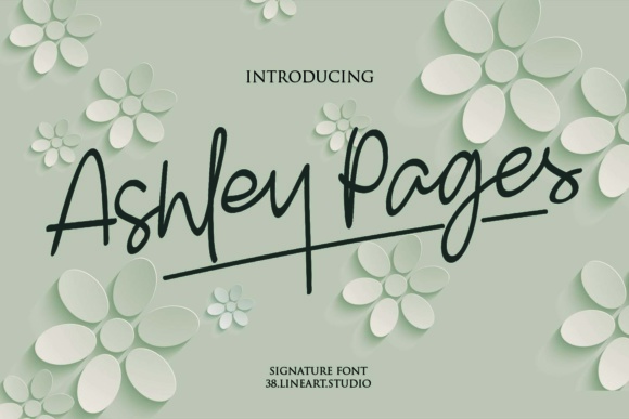 Ashley Pages Font Review
