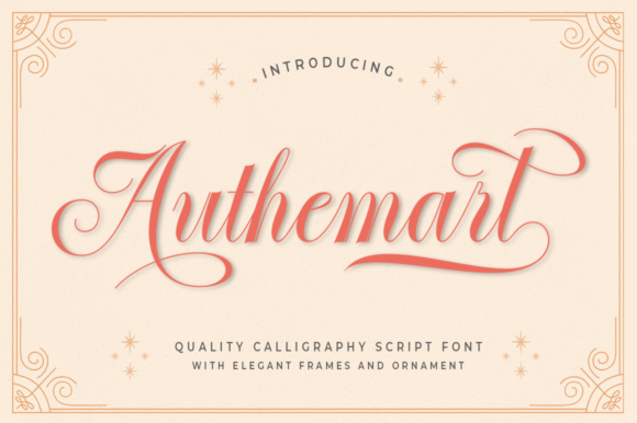 Authemart Script: A Font for Impactful Campaigns