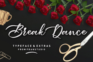 Break Dance Font: Elegant Script for Branding