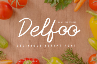 Delfoo: A Stylish Handwritten Font