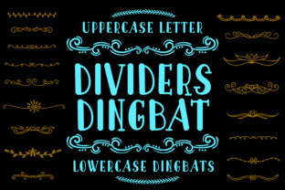 Dividers Dingbat Font for Creative Makers