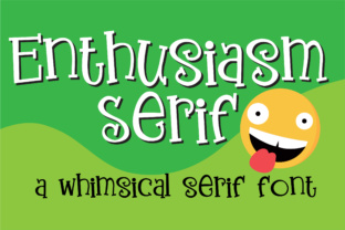 Enthusiasm Serif: A Playful, Sporty Serif for Brand Identity
