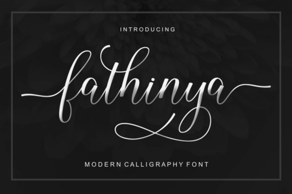 Fathinya: A Script Font for Elegant Design