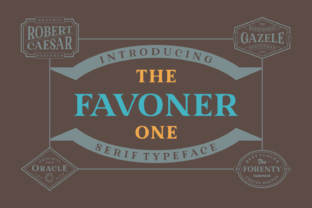 Favoner One Font: Timeless Serif for Editorial Design
