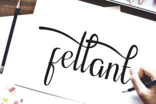 Fellant: A Script Font for Creative Projects