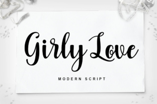 Girly Love: A Playful Script Typeface for Warm, Handwritten Branding