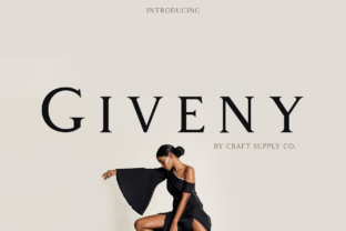 Giveny: A Classy Serif Font for Thoughtful Branding