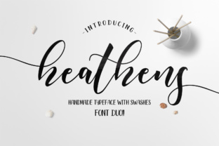 Heathens Script: A Modern Handwritten Font for Digital Branding