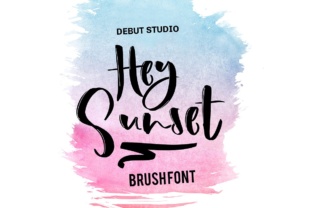 Hey Sunset: A Script Handwritten Font for Digital Branding