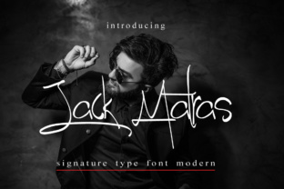 Jack Matras: Modern Script Font