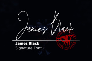 James Black Font for Creative Makers