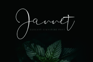 Jannet: A Script Font for Creative Makers