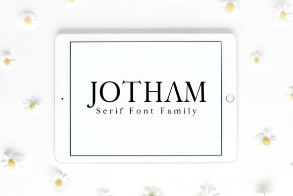 Jotham Serif Typeface for Editorial Design