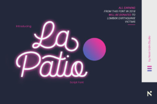 La Patio Font: A Stylish Script for Handmade Creations