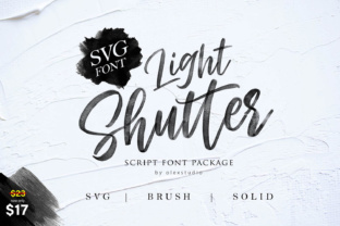 Light Shutter Font for Creative Projects