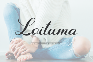 Loituma: A Handwritten Script Font That Makes Your Campaign Stand Out