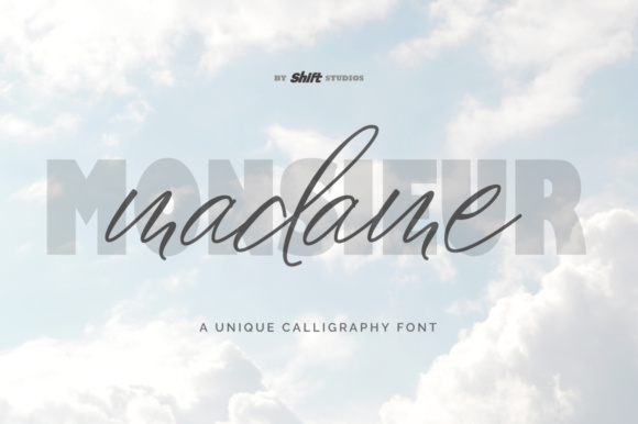 Madame: A Bouncy, Irregular Script Font for Authentic Branding