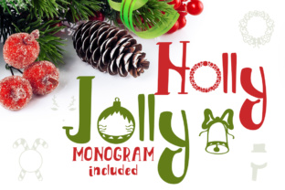 Make Your Holiday Message Pop with Holly Jolly