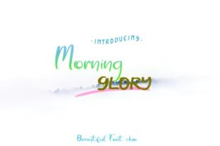Morning Glory: A Script Handwritten Font for Editorial Charm