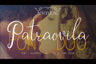 Patraovila Duo: A Modern Handwritten Font That Feels Like It Belongs