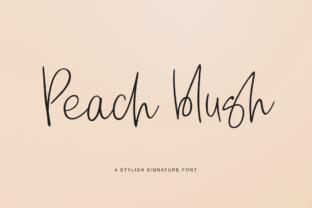 Peach Blush: A Soft Script for Editorial Design