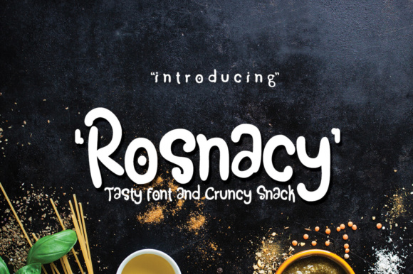 Rosnacy: A Bold, Playful Typeface for Marketers