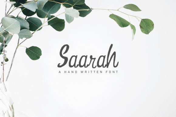 Saarah: A Fresh Handwritten Script Font for Scroll-Stopping Brand Content