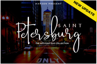Saint Petersburg Duo: A Handwritten Font That Feels Human