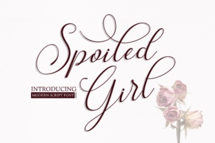 Spoiled Girl: A Feminine Script Font for Editorial Elegance