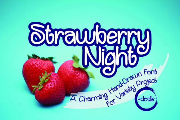 Strawberry Night: A Hand-Drawn Font That Grows Your Brand