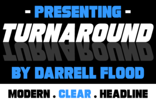 Turnaround: A Bold Font for Impactful Campaigns