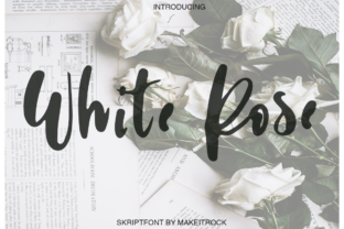 White Rose: A Fresh Script Font