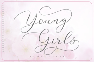 Young Girls Script Font